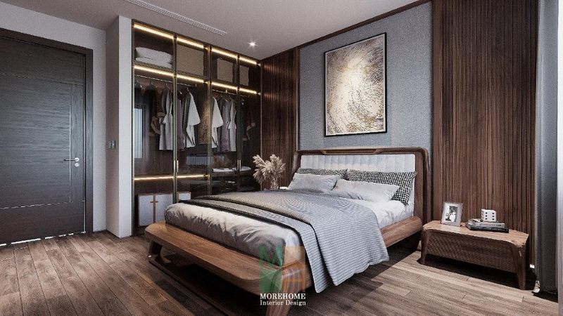 Ấn tượng với mẫu thiết kế giường ngủ biệt thự cho không gian thêm tiện nghi, ấn tượng trong mắt người nhìn.